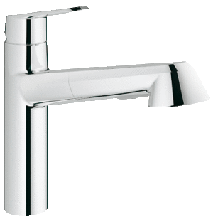 Grohe Eurodisc Cosmopolitan Kitchen Faucet Pull-out