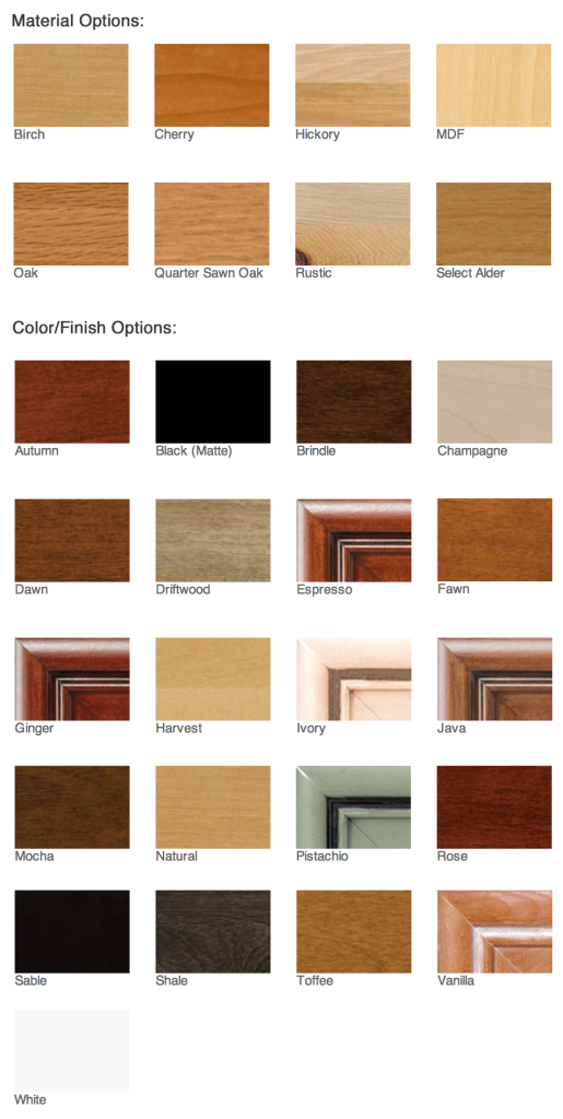 Bertch Material Color