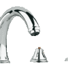 Grohe Geneva Roman Tub Filler w/ Hand Shower + Lever or Cross Handles - Image 2