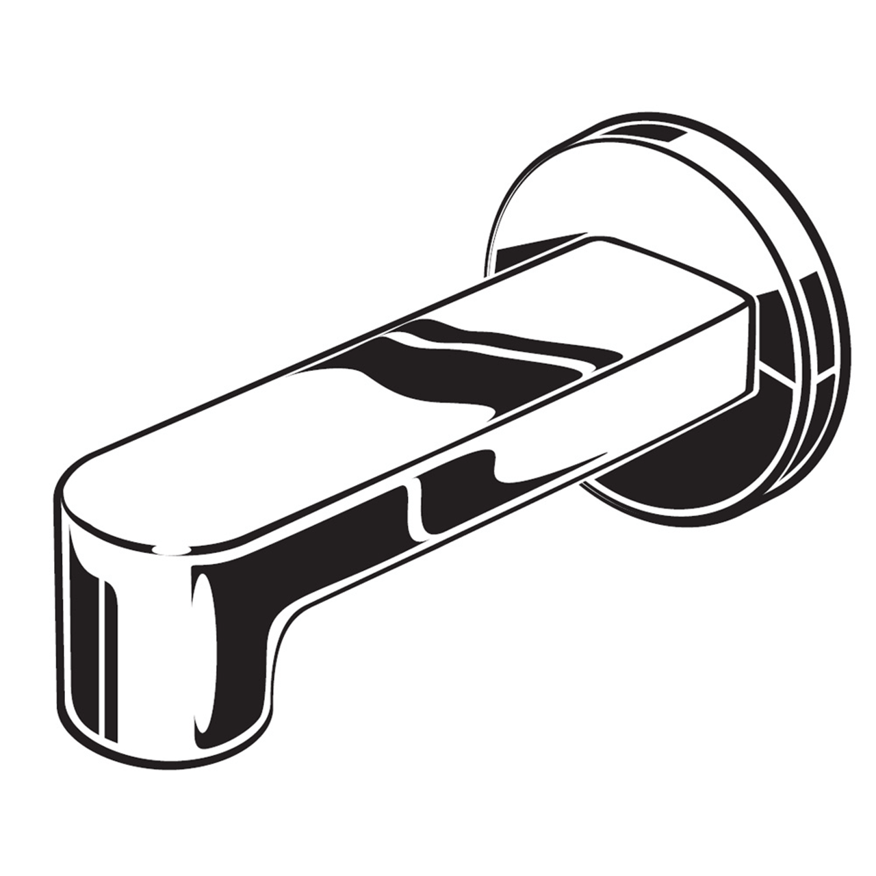 American Standard Moments Brass Tub Spout