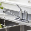 American Standard Colony Choice 1-Handle Kitchen Faucet with Side Spray - Image 4