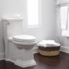 American Standard Town Square FloWise Right Height Elongated One-Piece 1.28 gpf Toilet with Right Hand Trip Lever - Image 2