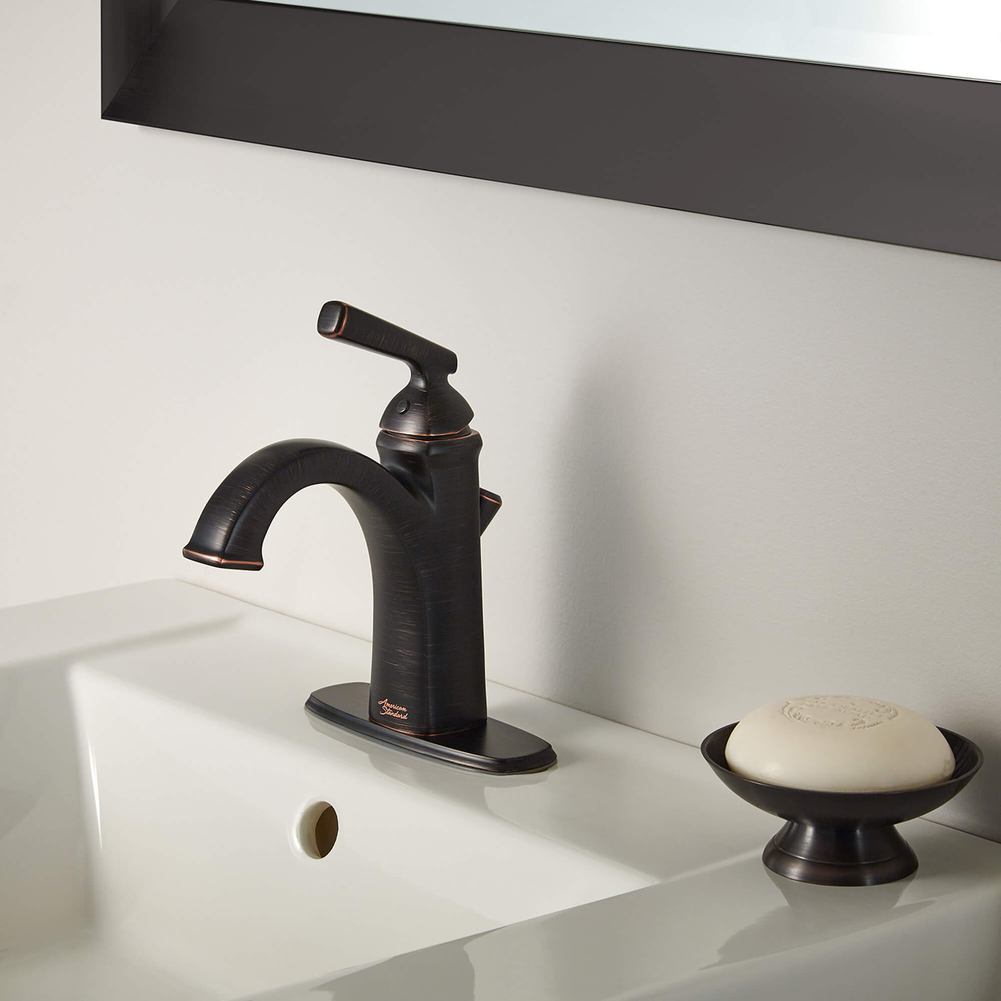 American Standard Kirkdale 1-Handle Monoblock Bathroom Sink Faucet - Image 3