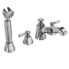 Toto Guinevere® Deck-Mount Bath Faucet with Lever Handles, Hand Shower and Diverter Trim - Image 2