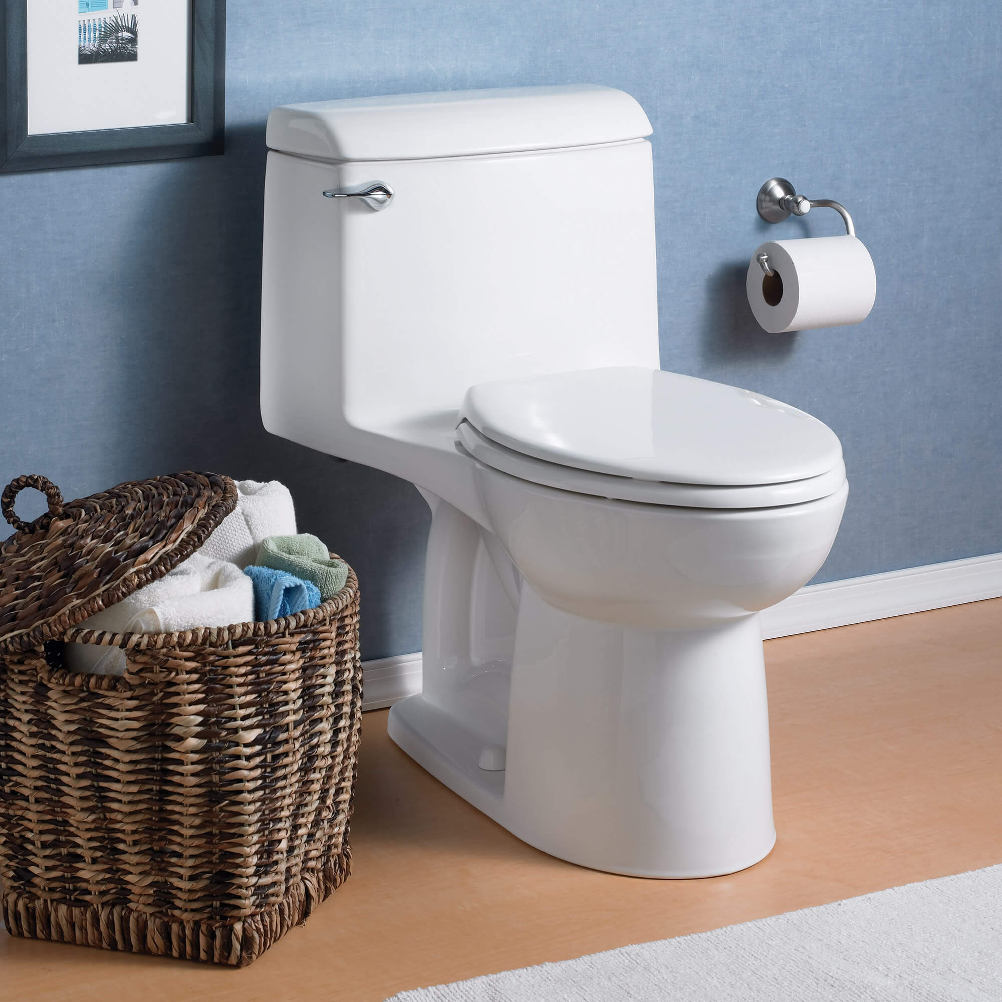 American Standard Champion 4 Elongated One-Piece Toilet 1.6 GPF with Toilet Seat - Image 2