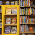 The 10 Best Independent Kid’s Stores Around Chicago Bright children’s store showing books with colorful displays